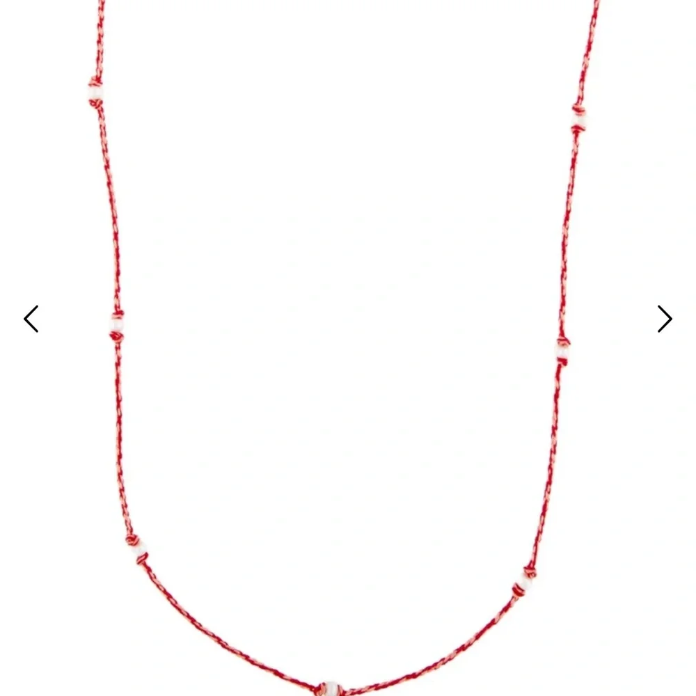 Marie Lichtenberg 29” 9K Cultured Pearl and Silk Cord Station Necklace Chain - Picture 7 of 8